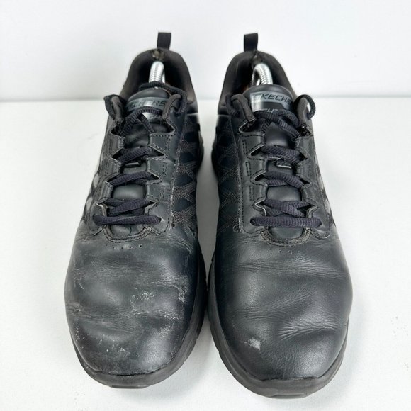 Skechers Work Shoes Womens Size US 9 Black Memory Foam Slip Resistant Light - Picture 3 of 13